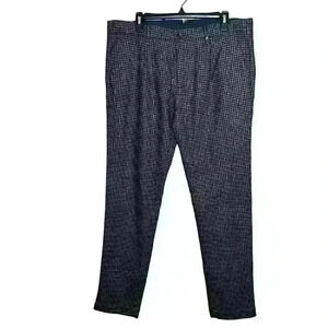 NWT Myths Dyed Wire black, white checked wool blend trouser Made In Italy Sz EU5